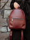 Витончений рюкзак та екошкіри теракотового кольору | 6812155 | фото 2