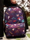 Фиолетовый рюкзак из 3D сеткой и ярким принтом | 6812172 | фото 2
