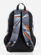 Серый рюкзак с ярким принтом и усиленным дном | 6812177 | фото 3