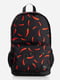 Черный рюкзак из 3D сеткой и ярким принтом | 6812178 | фото 3