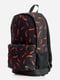 Черный рюкзак из 3D сеткой и ярким принтом | 6812178 | фото 4