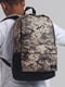 Компактний рюкзак кольору хакі з принтом | 6812181 | фото 4