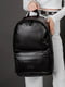 Чорний рюкзак з екошкіри | 6812195 | фото 3
