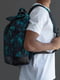 Рюкзак бирюзового цвета с конструкцией "гolltoр" | 6812201 | фото 3