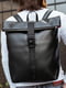 Чорний рюкзак-роллтоп з кишенею для ноутбука | 6812210 | фото 4