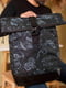 Чорний рюкзак-роллтоп із принтом | 6812217 | фото 2