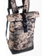 Компактный рюкзак цвета хаки с принтом | 6812225 | фото 4