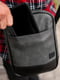 Сіра сумка-месенджер з вологовідштовхувальними швами | 6812373 | фото 3