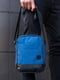 Синя сумка-месенджер на 4 відділення | 6812381