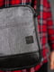 Темно-сіра сумка-месенджер із текстилю | 6812382 | фото 2