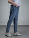 Сині вільні джинси мом | 6812416 | фото 3