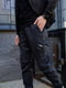 Чорні штани карго з кишенями ззаду | 6812420 | фото 4