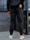 Чорні штани карго з кишенями ззаду | 6812420 | фото 5