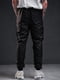 Чорні штани-карго в технології Reflective | 6812422 | фото 7