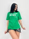 Повсякденна зелена футболка English | 6812722 | фото 4