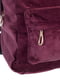 Бордовий вельветовий рюкзак | 6812733 | фото 4