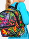 Маленький різнокольоровий рюкзак з квітковим принтом | 6812734 | фото 5