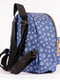 Блакитний джинсовий рюкзак із зірками | 6812737 | фото 6