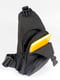 Чорна сумка-слінг з міцної водонепроникної тканини | 6812738 | фото 2