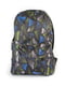 Сірий зносостійкий рюкзак з абстрактним малюнком | 6812747 | фото 2