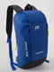 Синій рюкзак в спортивному стилі  | 6812756 | фото 2