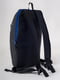 Чорний рюкзак з синьою блискавкою | 6812762 | фото 3