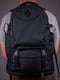 Чорний рюкзак-трансформер з розкладним дном | 6812766 | фото 3