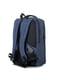 Синій місткий рюкзак з великою кількістю кишень | 6812861 | фото 4