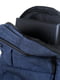 Синій місткий рюкзак з великою кількістю кишень | 6812861 | фото 5