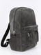 Сірий міський рюкзак з вельветової тканини | 6812878 | фото 2