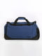 Практична дорожня сумка з непромокаємої тканини синього кольору | 6812886 | фото 5