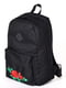 Чорний міський рюкзак із малюнком -вишивкою | 6812913 | фото 3