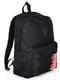 Чорний міський рюкзак з вишивкою-малюнком | 6812917 | фото 2