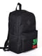 Чорний міський рюкзак з вишивкою-малюнком | 6812919 | фото 2