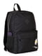 Чорний міський рюкзак з вишивкою-малюнком | 6812925 | фото 2