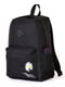Чорний міський рюкзак з вишивкою-малюнком | 6812925 | фото 3