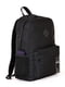 Чорний міський рюкзак з вишивкою-малюнком | 6812929 | фото 2