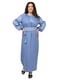 Льняна блакитна сукня-вишиванка “Соломія” | 6812950 | фото 5