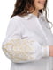 Котонова біла сорочка з пісочною вишивкою | 6812956 | фото 4