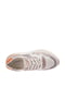 Бело-серые кожаные кроссовки | 6813008 | фото 3