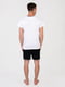 Піжама: біла футболка та чорні шорти | 6813375 | фото 2