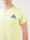 Піжама жовто-синя: футболка та шорти | 6813377 | фото 3