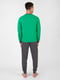 Піжама сіро-зелена: лонгслів та штани | 6813392 | фото 2