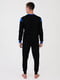 Піжама чорно-синя: лонгслів та штани | 6813393 | фото 2