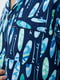 Піжама синя в принт: сорочка та штани | 6813415 | фото 4