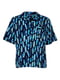 Піжама синя в принт: сорочка та шорти | 6813416 | фото 2