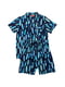 Піжама синя в принт: сорочка та шорти | 6813418 | фото 3