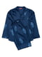 Піжама синя з принтом: сорочка та штани | 6813419 | фото 3
