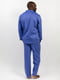 Піжама синя: сорочка та штани | 6813432 | фото 2