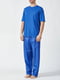Піжама синя: футболка та штани | 6813433